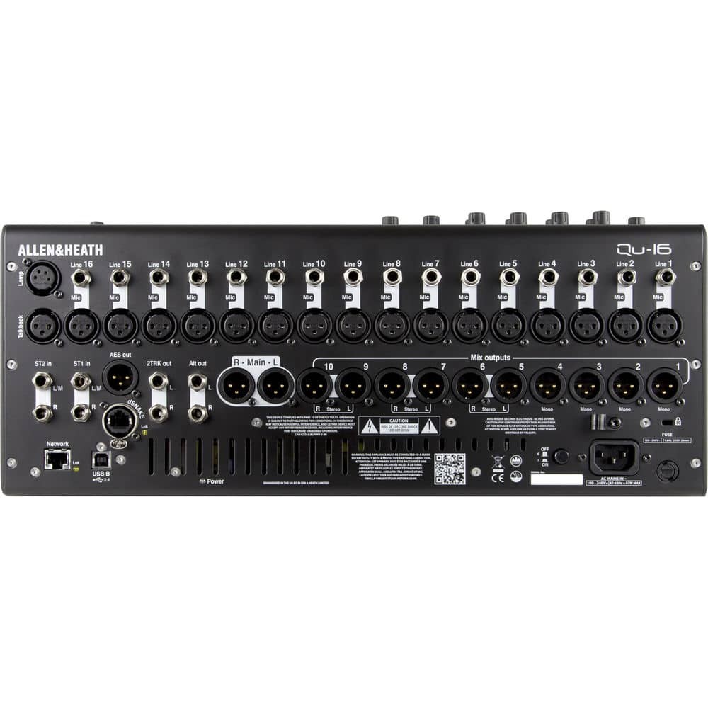 Allen   Health Allen&heath qu-16 mezcladora digital 16 entradas mono (trs + xlr)